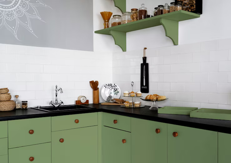 Case Studies of Successful Transformations (image credits: https://www.freepik.com/free-photo/view-beautifully-decorated-green-kitchen_38048135.htm#fromView=search&page=1&position=2&uuid=7d1776f1-0d1f-431e-b1b4-f03af8e3705b&query=kitchen+cabinets+in+green+color)